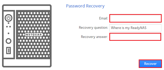 recover the admin password 