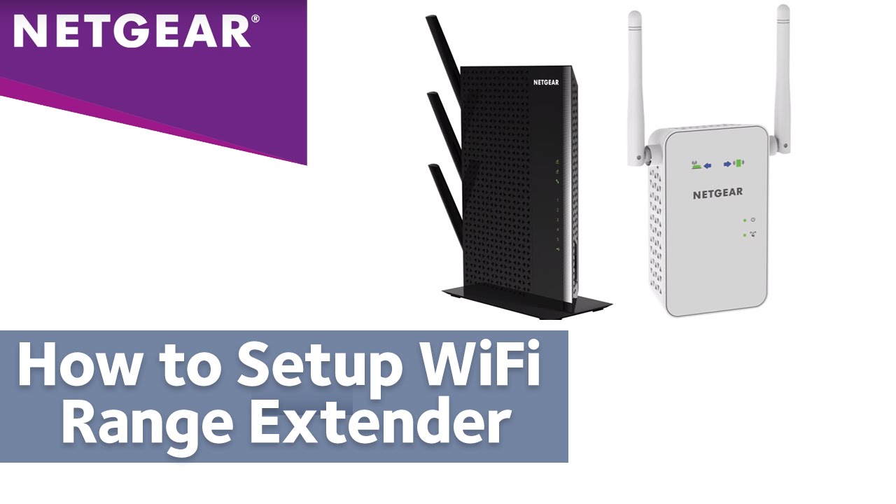 How do I set up my NETGEAR WiFi range extender?