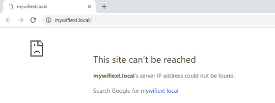 mywifiext local not working